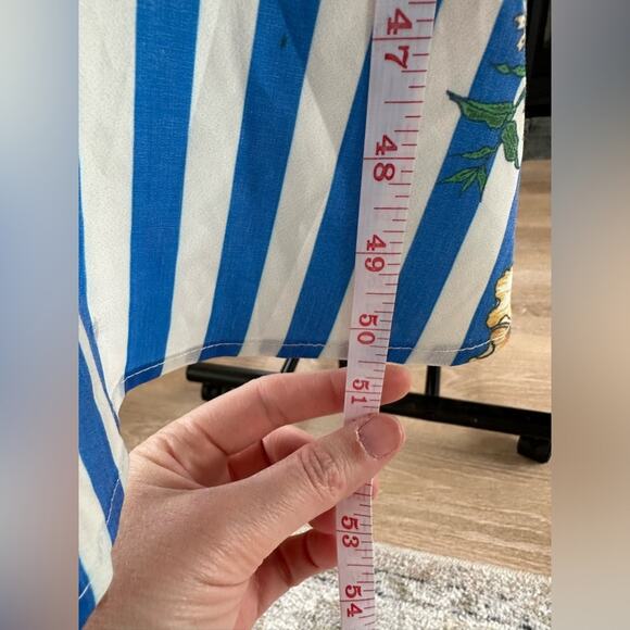 Flying Tomato High Low Floral Striped Dress - Picture 9 of 11